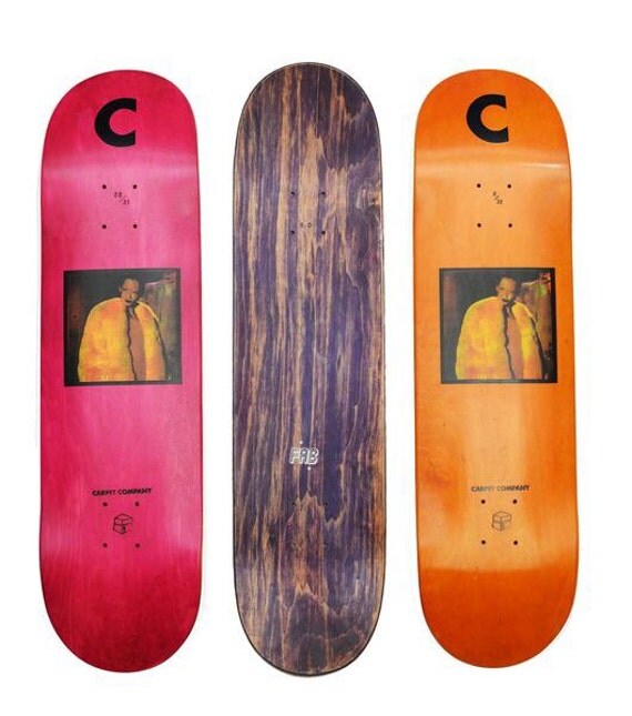Carpet Company hand screened skateboard deck