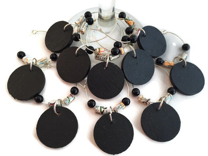 Travel Themed Party Favors Chalkboard Wine by AtHomeWithWords