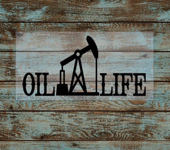 Items similar to Oil Life Decal/Oilfield/Pump Jack/Vinyl Sticker/Rig