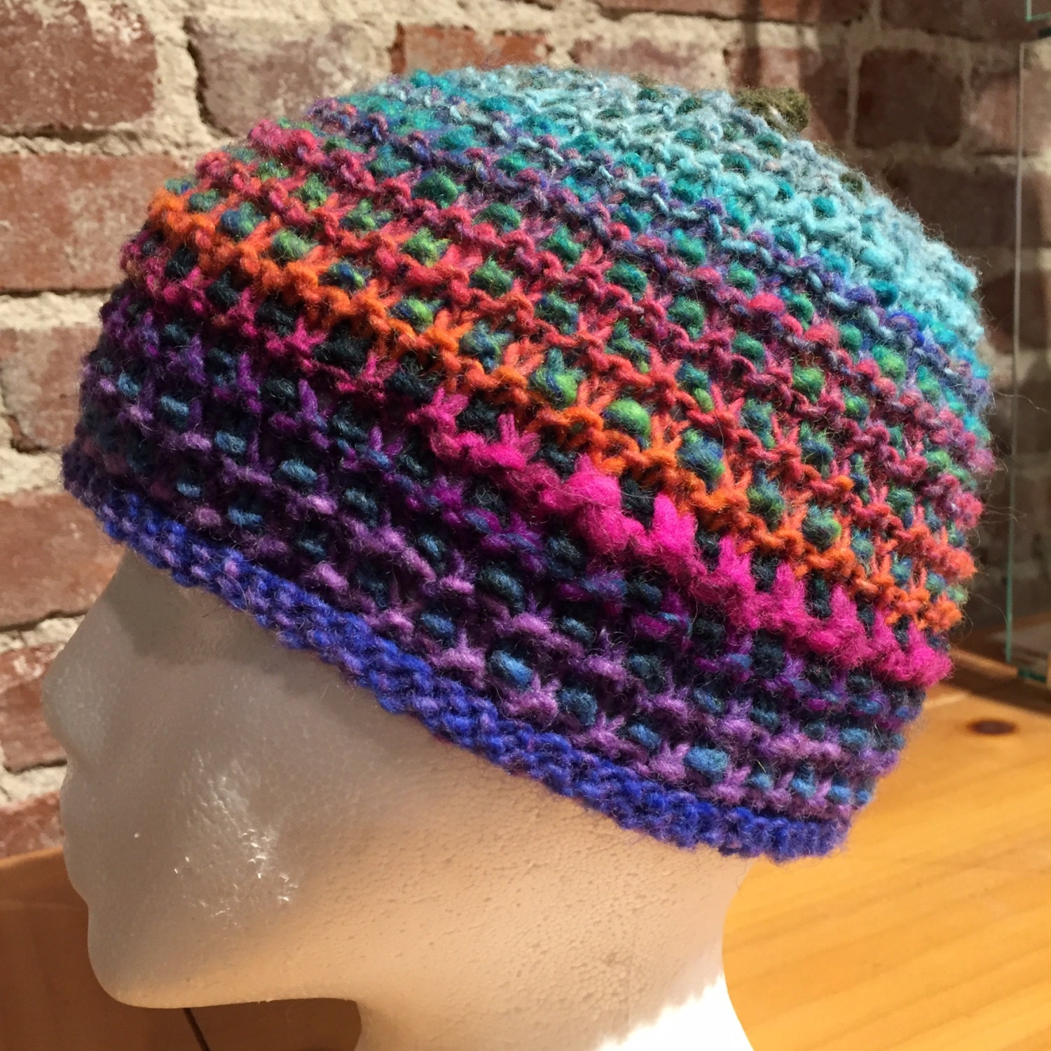Hand knit hat by LittleKnitter1212 on Etsy | Hand knit hat, Hand ...