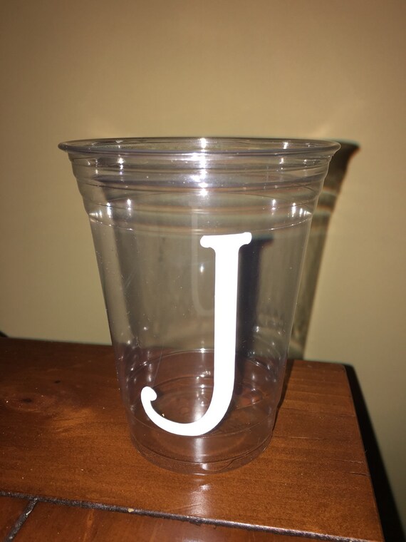 Items similar to Custom Monogram Cups on Etsy