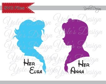 Elsa silhouette | Etsy
