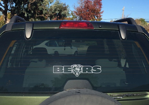 NFL Chicago Bears High Quality Vinyl Decal by AndoMaking on Etsy