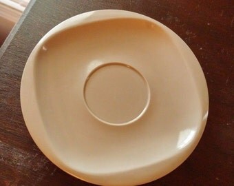 Three Vintage Melamine Melmac Boontonware Somerset Brown Saucer