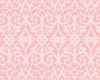 Sweet Harmony Pink Floral Damask by Amy Hamberlin of Kati Cupcake Pattern - Henry Glass -1/2 yard