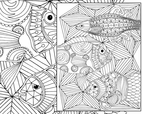 nautical adult coloring page ocean adult coloring sheet