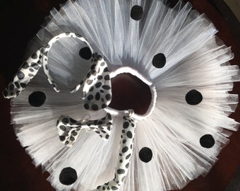 Dalmation Costume, dog costume, halloween tutu, halloween costume
