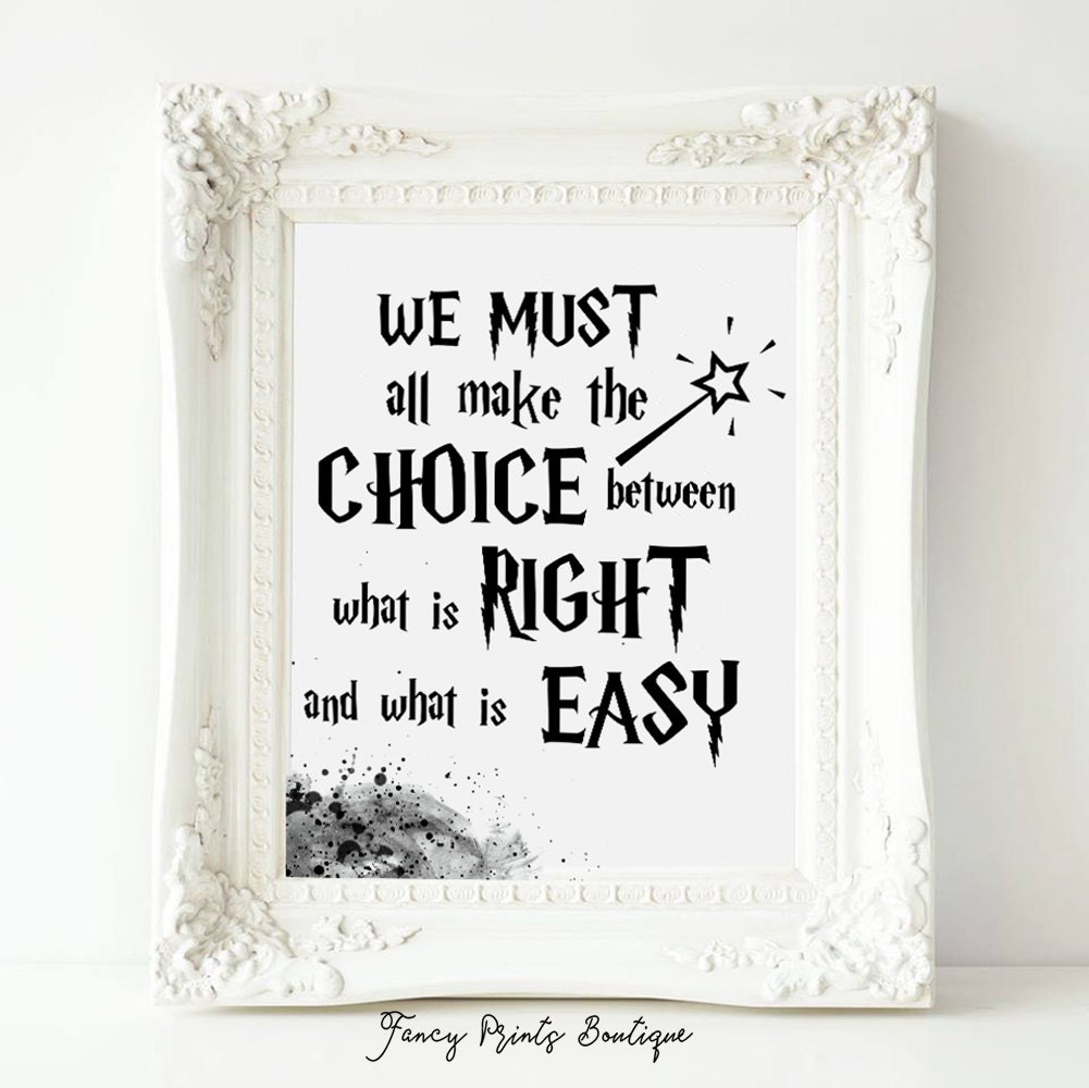 Printable Albus Dumbledore Quote Harry Potter QuotesWe must