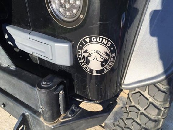 Download Jeep Decal I love Guns Titties and Jeeps Decal Vinyl