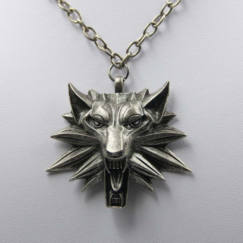 The Witcher 3 III Wild Hunt Wolf Medallion Geralt of Rivias