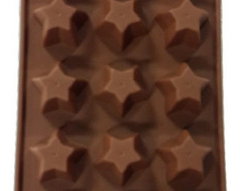 Taavi Stars Silicone Mold (Candy, Chocolate, Ice cubes, Finger Jello, Butter, Wax) (T802)