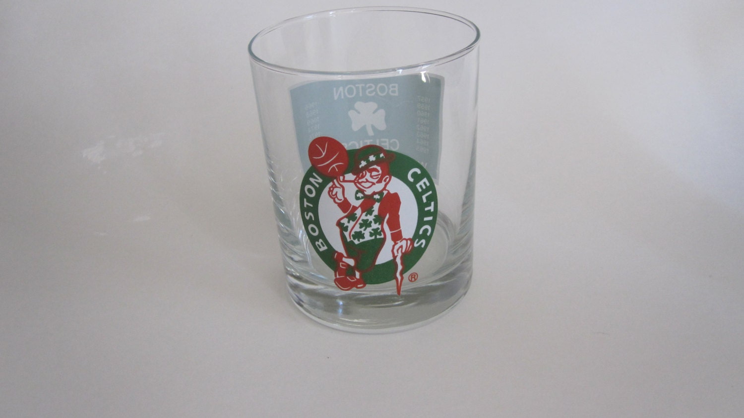 Boston Celtics Glass 1984 world Championship Basketball Movil