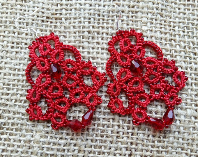 lace earrings