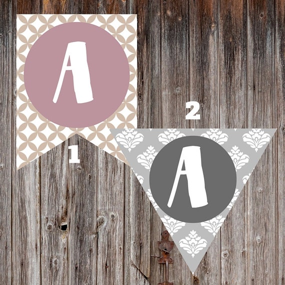 custom banner printable letters birthday by lanierprintables