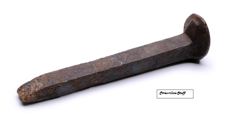 Railroad Spike Vintage Carbon Steel Track Spikes