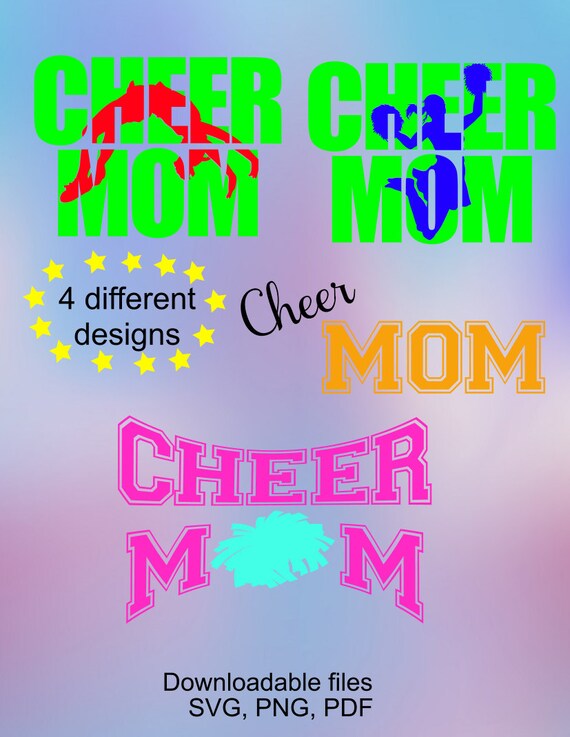 Download Cheer Mom SVG Cutting files for Silhouette cameo and cricut