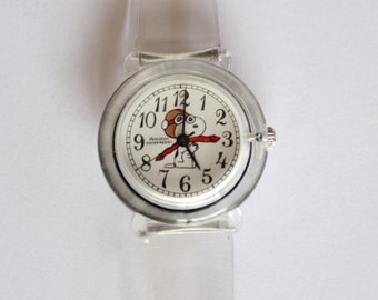 Vintage Peanuts Clear Watch