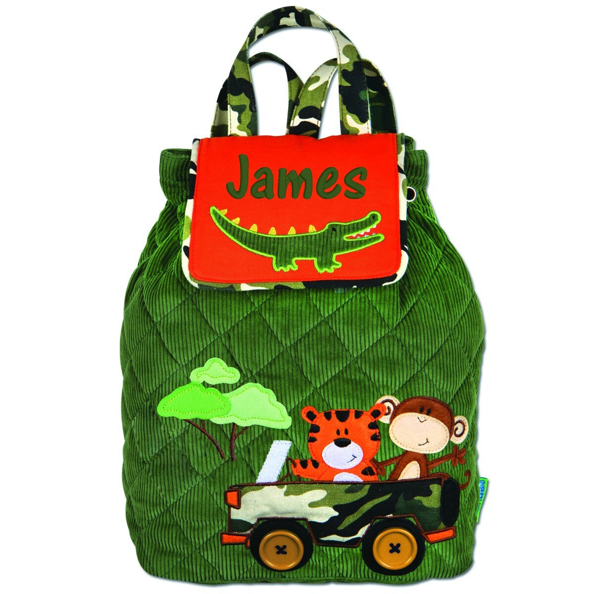 Personalised Safari Backpack Signature By by Karenspersonalgifts