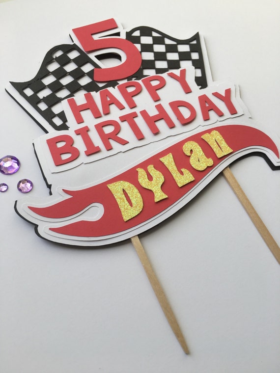 Hot Wheels Cake Topper