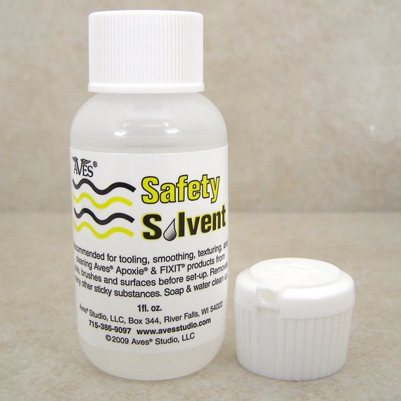 Safety Solvent for Apoxie Sculpt Epoxy Modeling Compound Clay