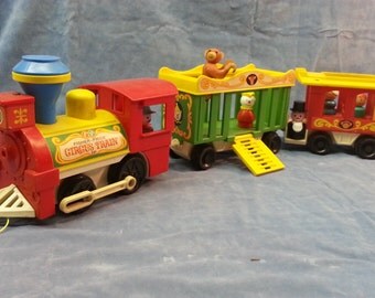 fisher price circus train 1980