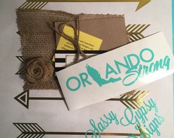 Orlando Strong Decal, Orlando Decal, #orlandostrong