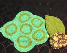 G1102 HAND CROCHET TWIN SET main image 0