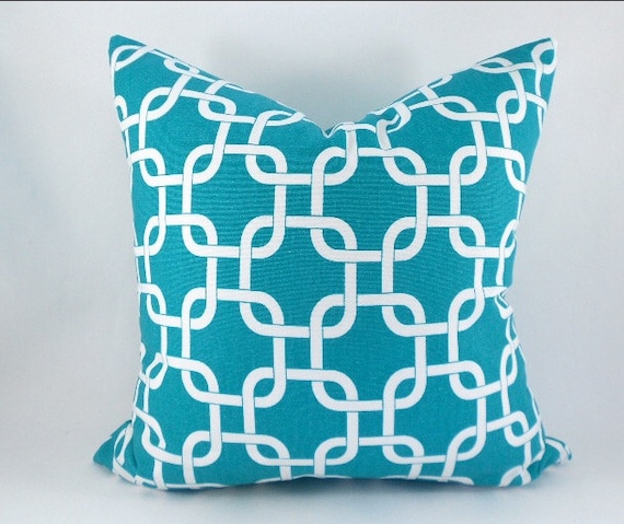 Nursery Decor Bright Blue Throw Pillows Couch Pillows Blue