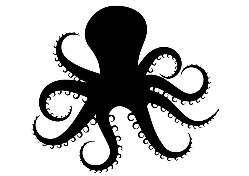 Download Octopus svg, Octopus eps, Octopus silhouette, Octopus file ...
