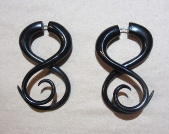Fake Gauges made out of Horn