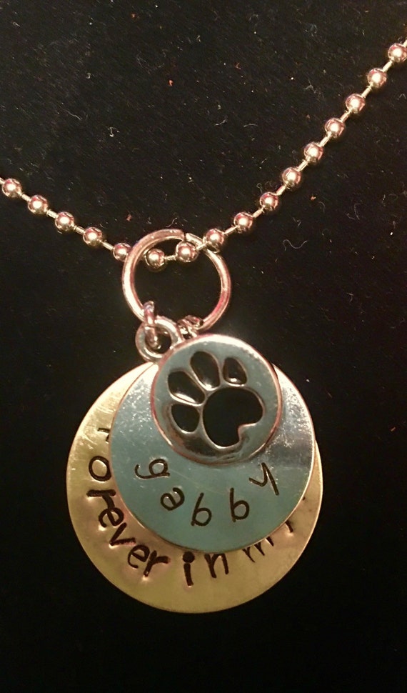 Items Similar To Pet Memorial Jewelry Necklace On Etsy