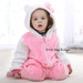 Cute Hello Kitty Warm Winter Fleece Baby Girl Bodysuit Jumpsuit Snowsuit