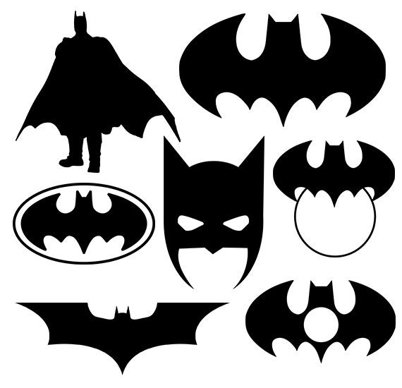 Download Batman svg silhouette pack Batman clipart digital download