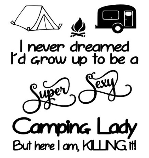 Download SVG Camping SVG Camping Lady SVG by CreationsByK8Studio on ...