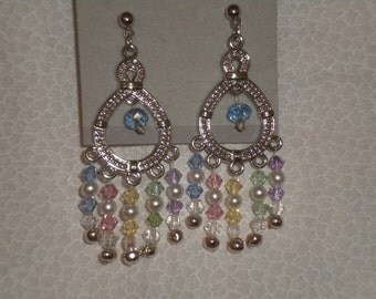 Items similar to Crystal of Colors Earrings on Etsy