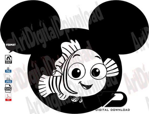 Download Disney Finding Nemo Design Cutting File in Pdf Svg Png