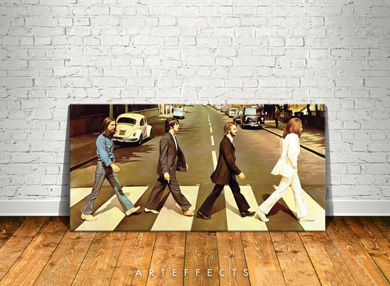 The Beatles Abbey Road Canvas High Quality Giclee Print Wall