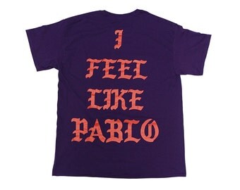 SALE** 30% OFF Los Angeles "I Feel Like Pablo" Shirt Royal Purple Tlop | Saint Pablo | Pop Up Merch | Yeezy Season | Yeezus Purp Kanye Tour