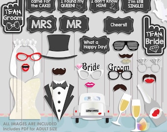Dream Wedding Photo Booth Props