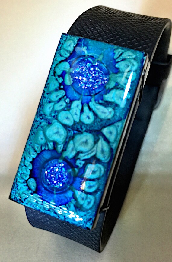 Fetache Fitness Tracker Gem Charm Bling Large Santorini