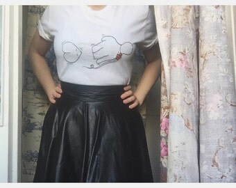 Tshirt mixte; embroidered; The bath.