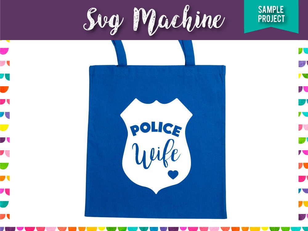 Download Police Wife Badge svg Police Love SVG Police Officer