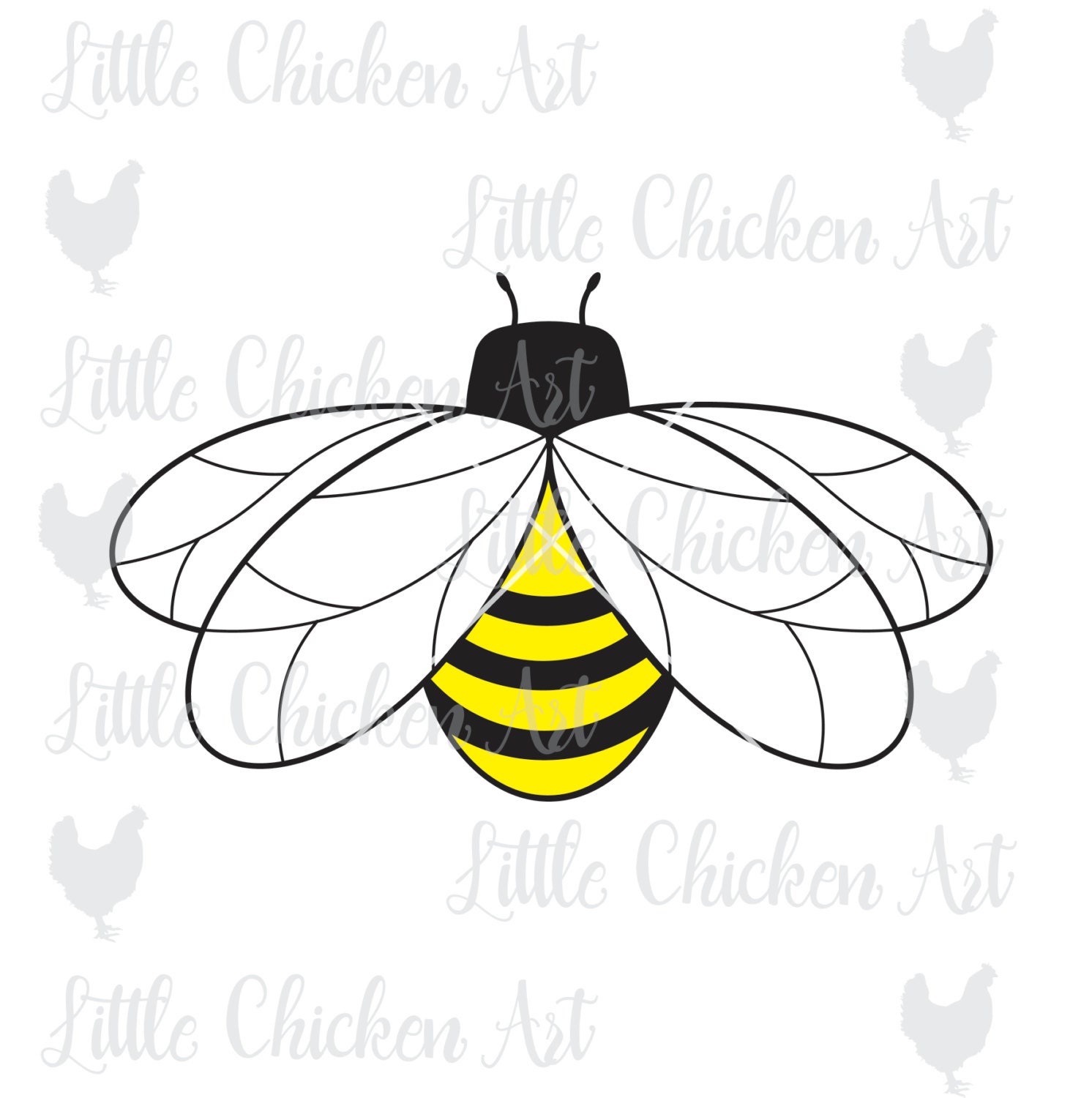Download Honeybee / Bumblebee SVG file cut file clip art Silhouette