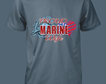 Proud to Serve-Marines t shirt by WilliamsDigitalStore on Etsy