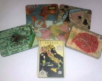 Europe magnets (travel, Europe, World Map)