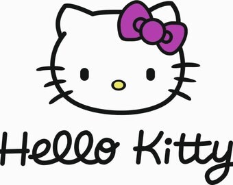 Download hello kitty svg - Etsy