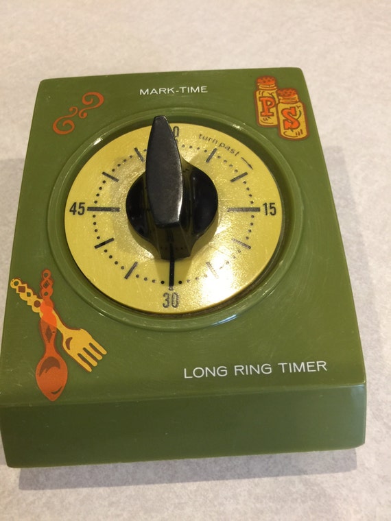 vintage kitchen timer