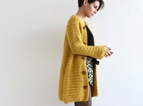 Mint kimono jacket crochet (PDF pattern for download)