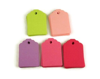 Funky Tags Price Tags Paper Gift Tags in Butterfly Wings Set of 50