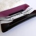 Soap Dish in Deep Plum Fused Glass
